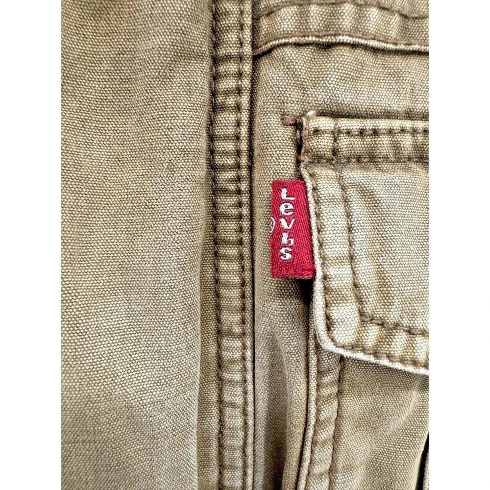 Levis Jacket Mens Commuter Trucker Jacket Coat XL Hood Sherpa Lined Grunge